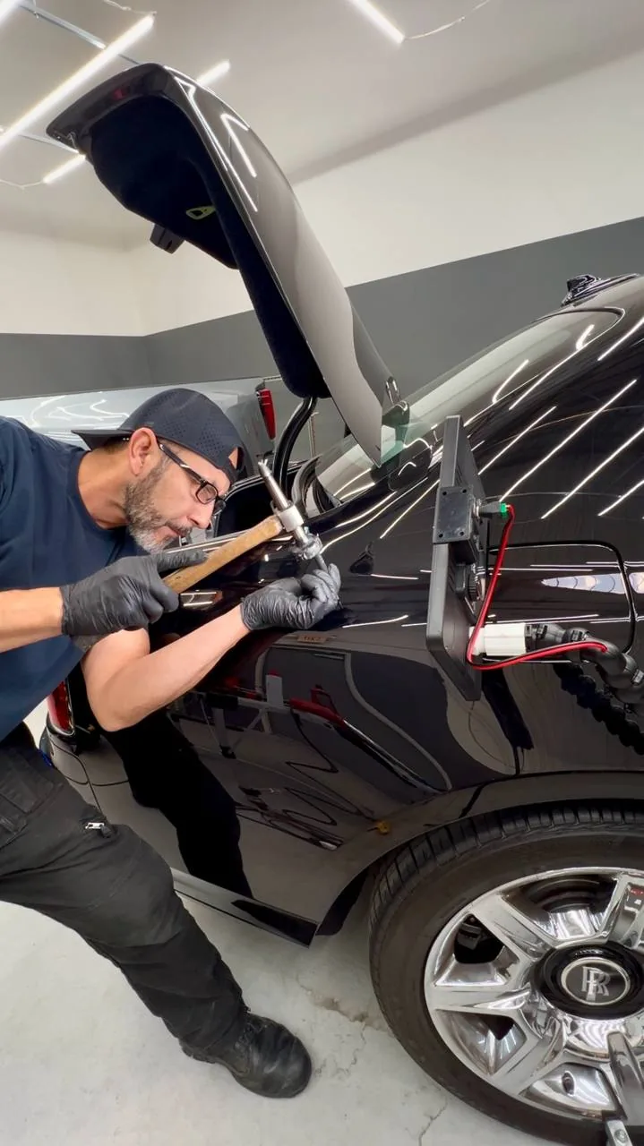 Rolls-Royce paintless dent repair at Dent Evo, Upland CA