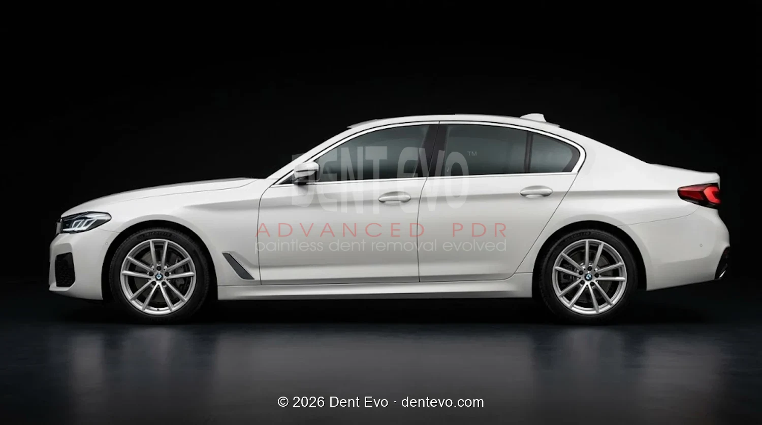 BMW painted exterior, the finish you see from the outside